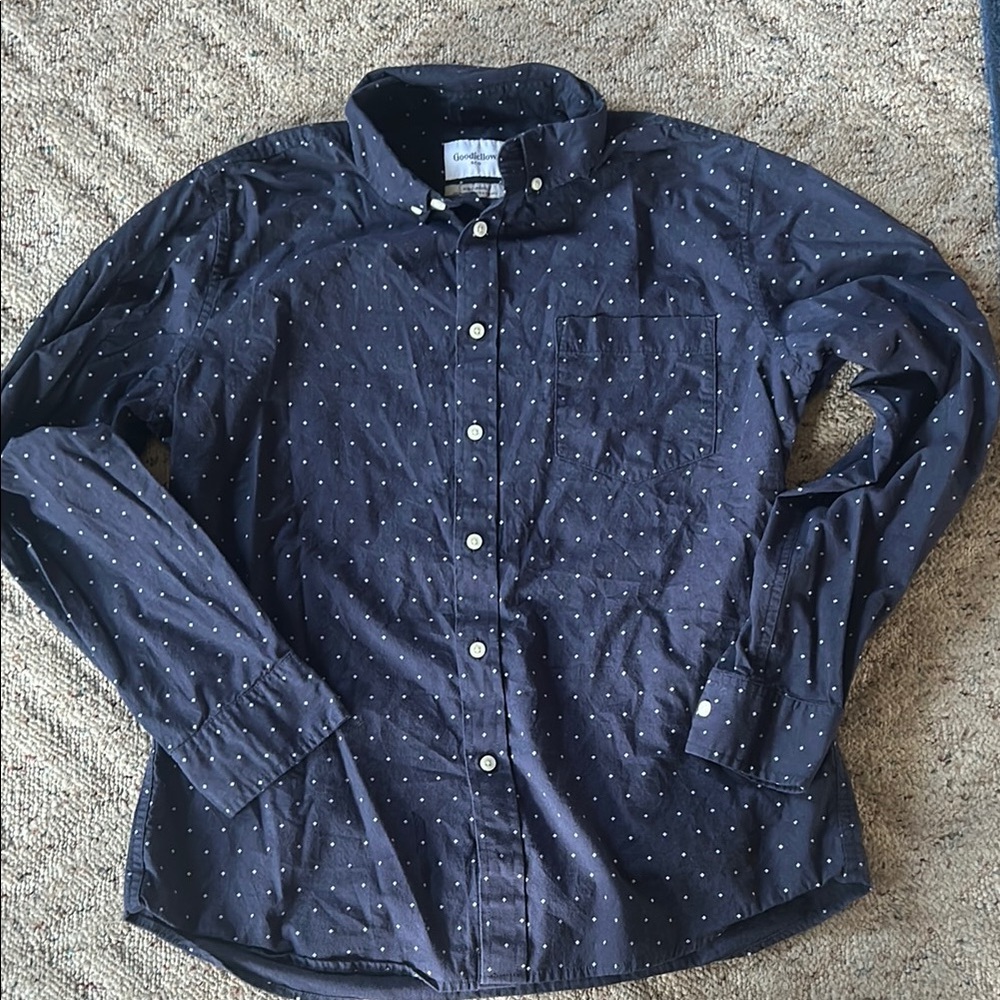 Goodfellow & Co Blue Casual Button Down Shirt